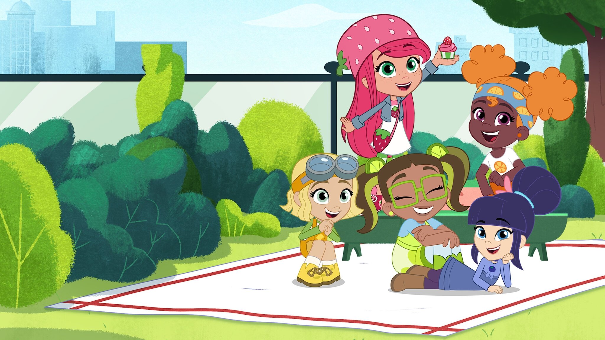 Strawberry Shortcake: Berry in the Big City Background