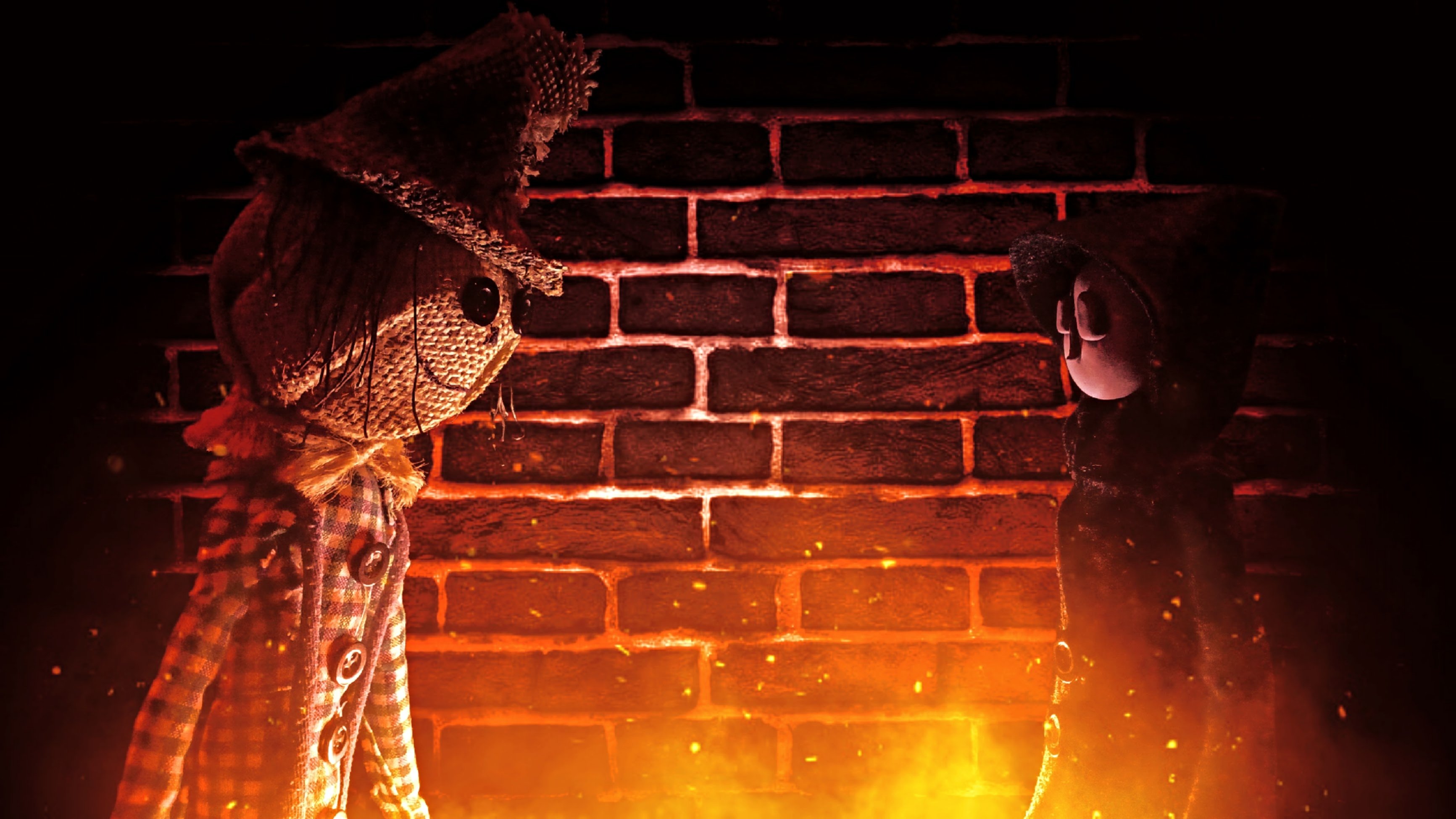 Outré and the Battle with Scarecrow Background