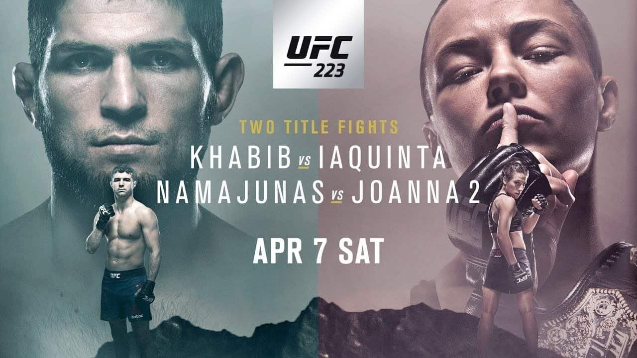 UFC 223: Khabib vs. Iaquinta Background