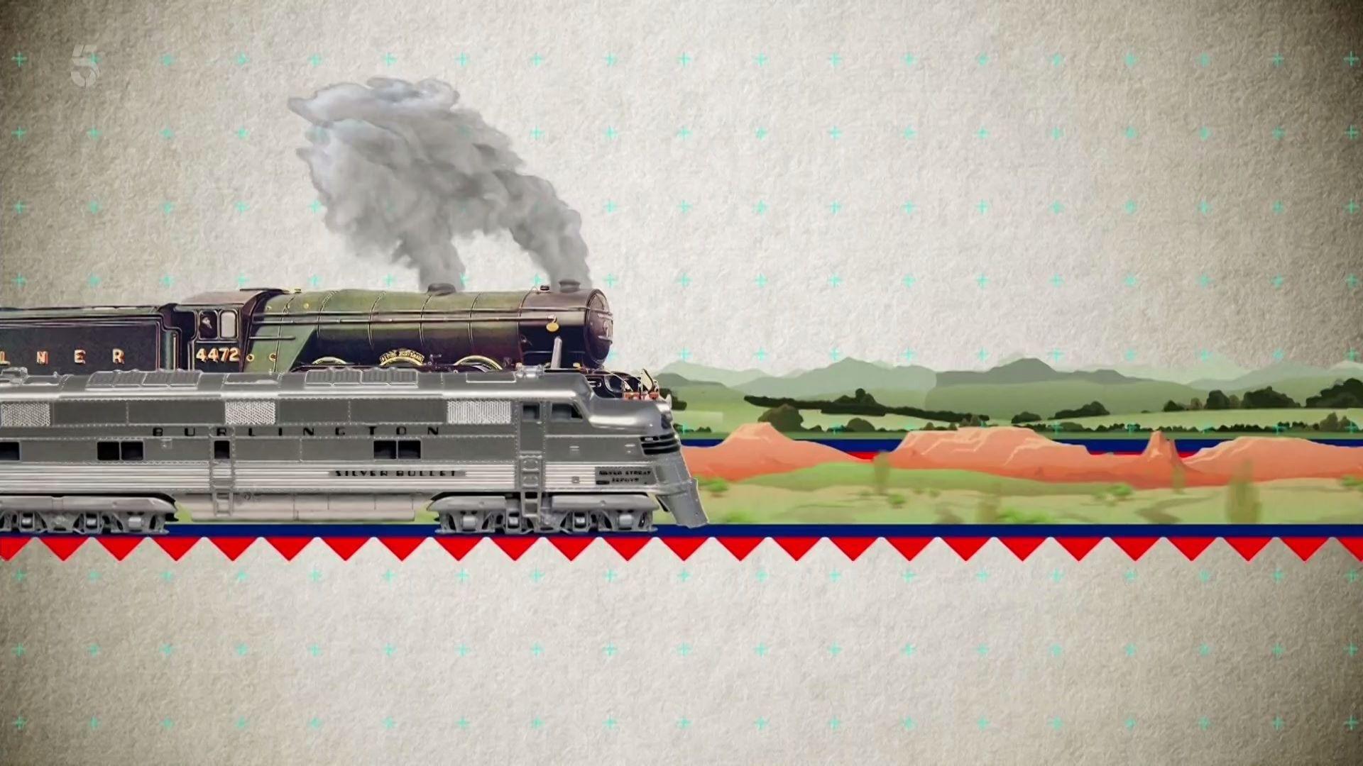 Ian Hislop's Trains That Changed the World Background