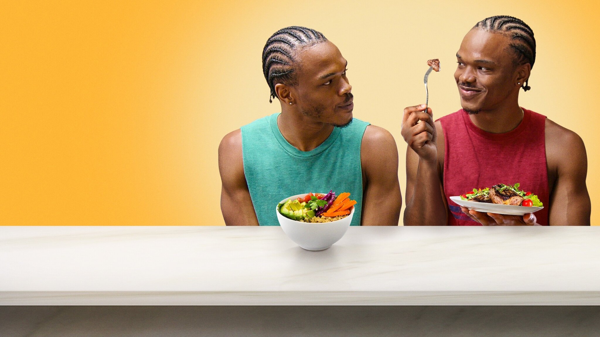 You Are What You Eat: A Twin Experiment Background