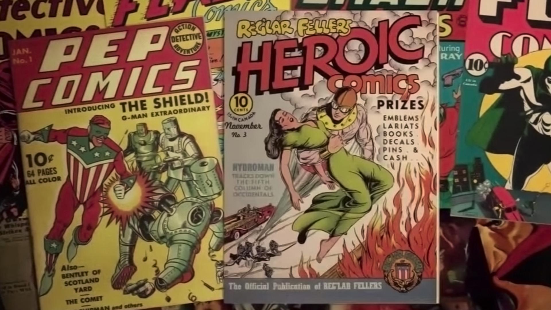 Superheroes: A Never-Ending Battle Background