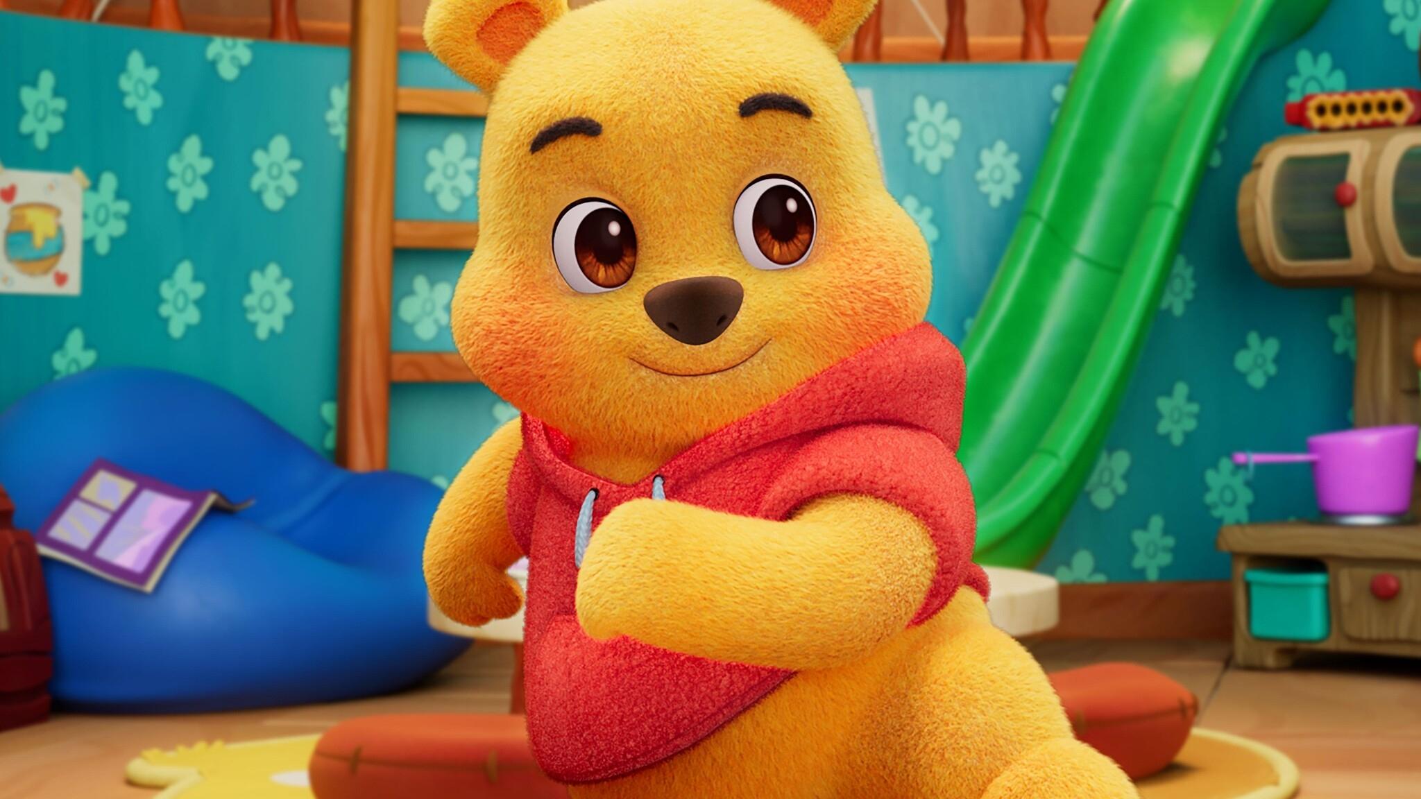Playdate with Winnie the Pooh Background