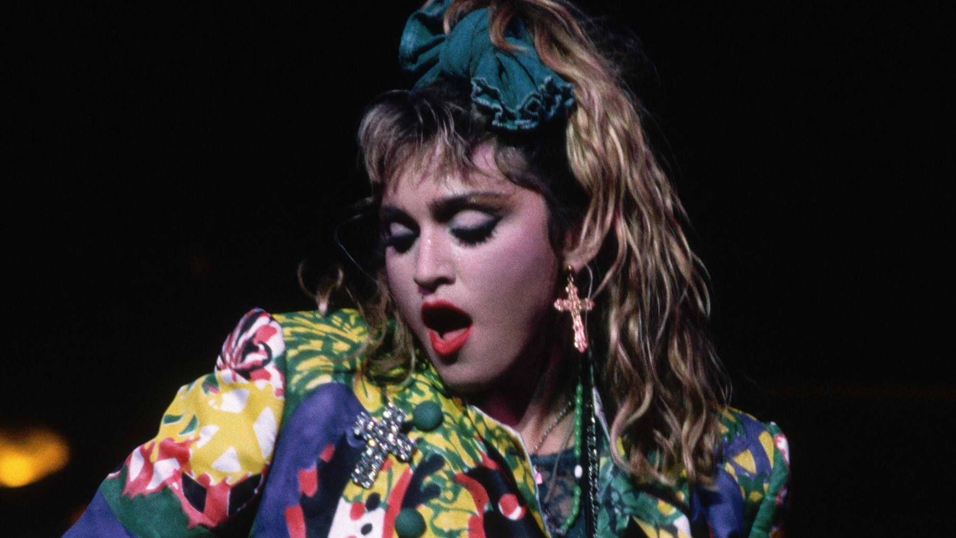 Madonna: The Virgin Tour — Live Background