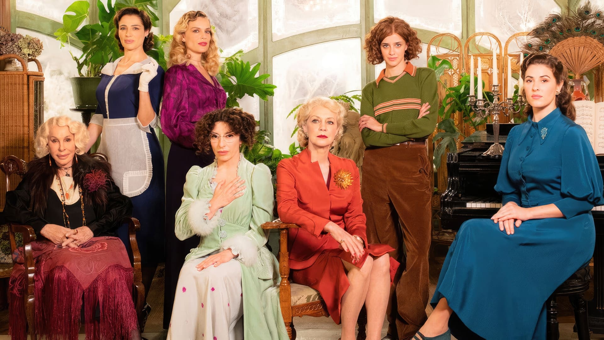 7 Women and a Murder Background