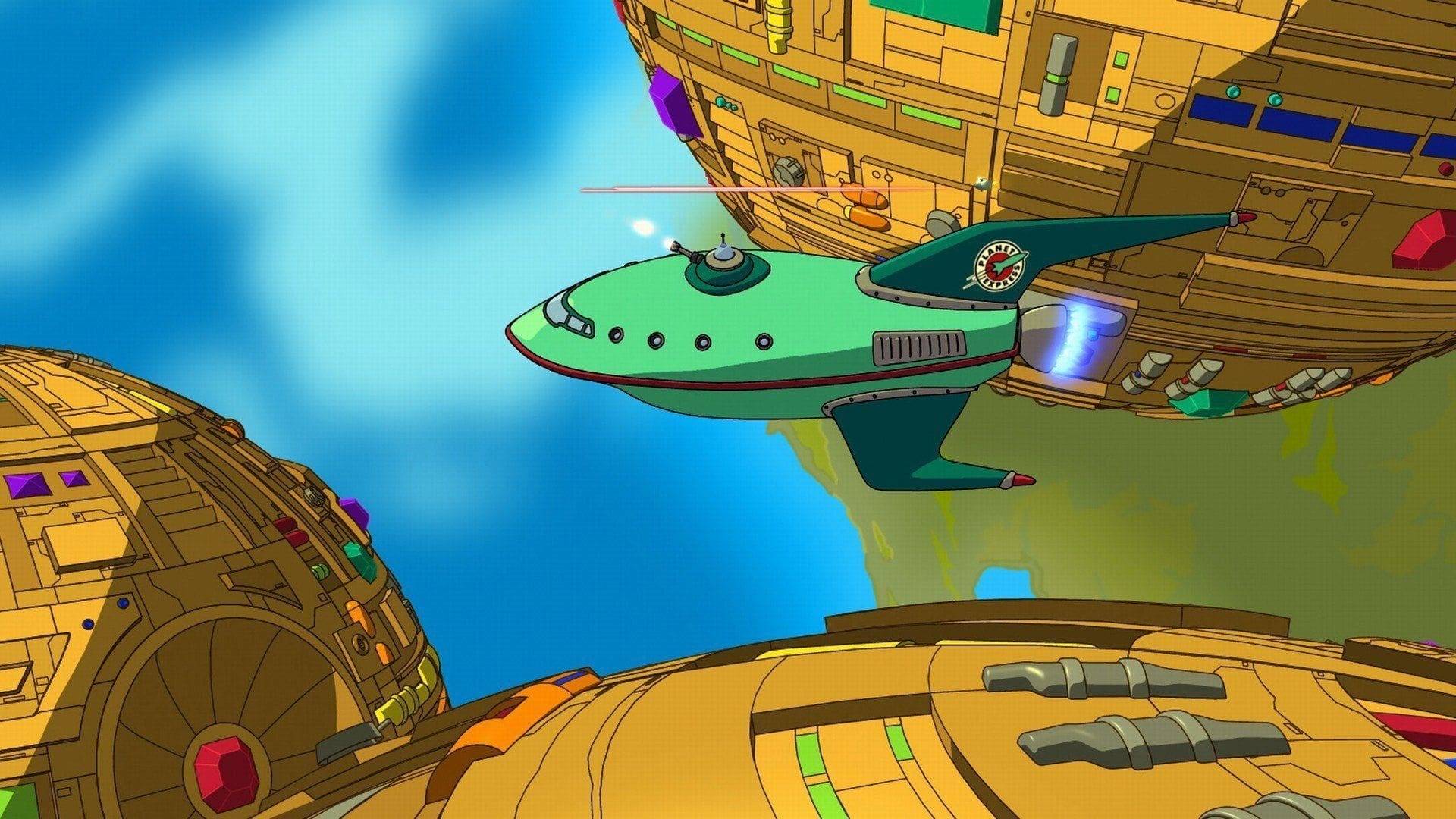 Futurama: Bender's Big Score Background