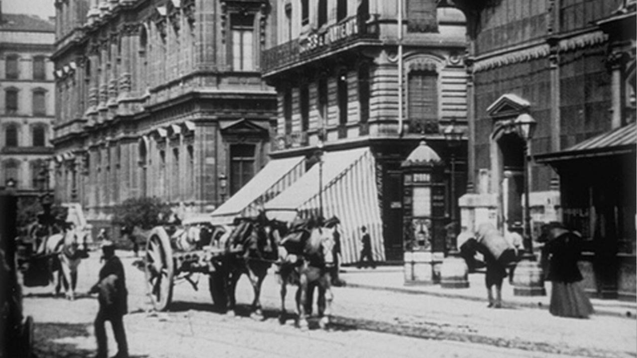 Cordeliers' Square in Lyon Background