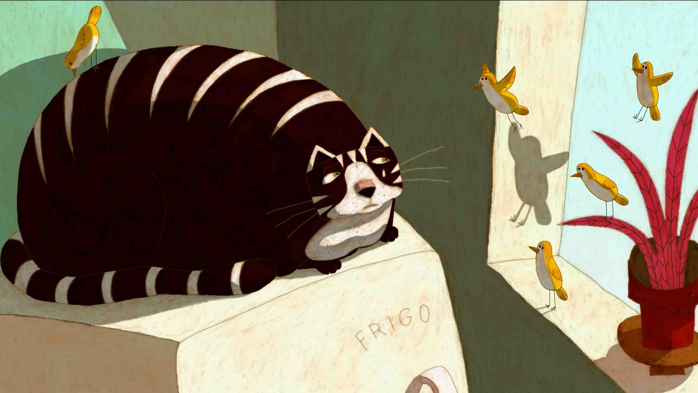 The Cat's Regret Background