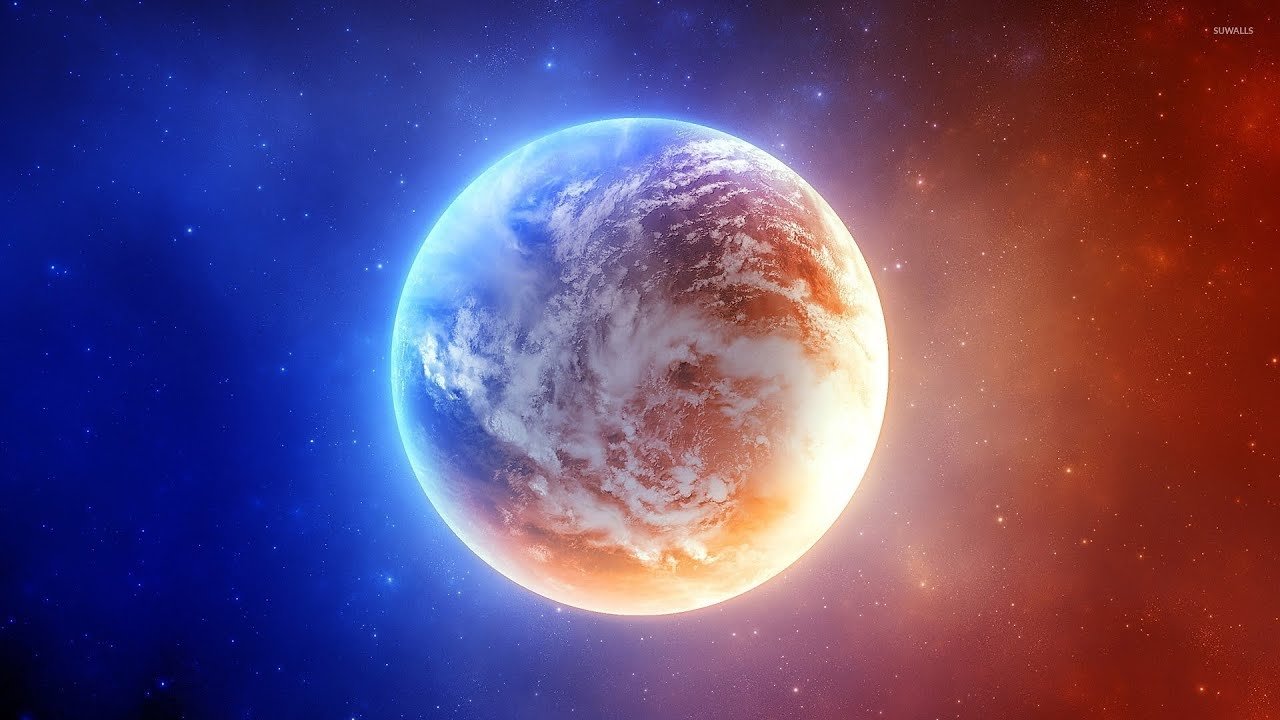 Round Planet Background