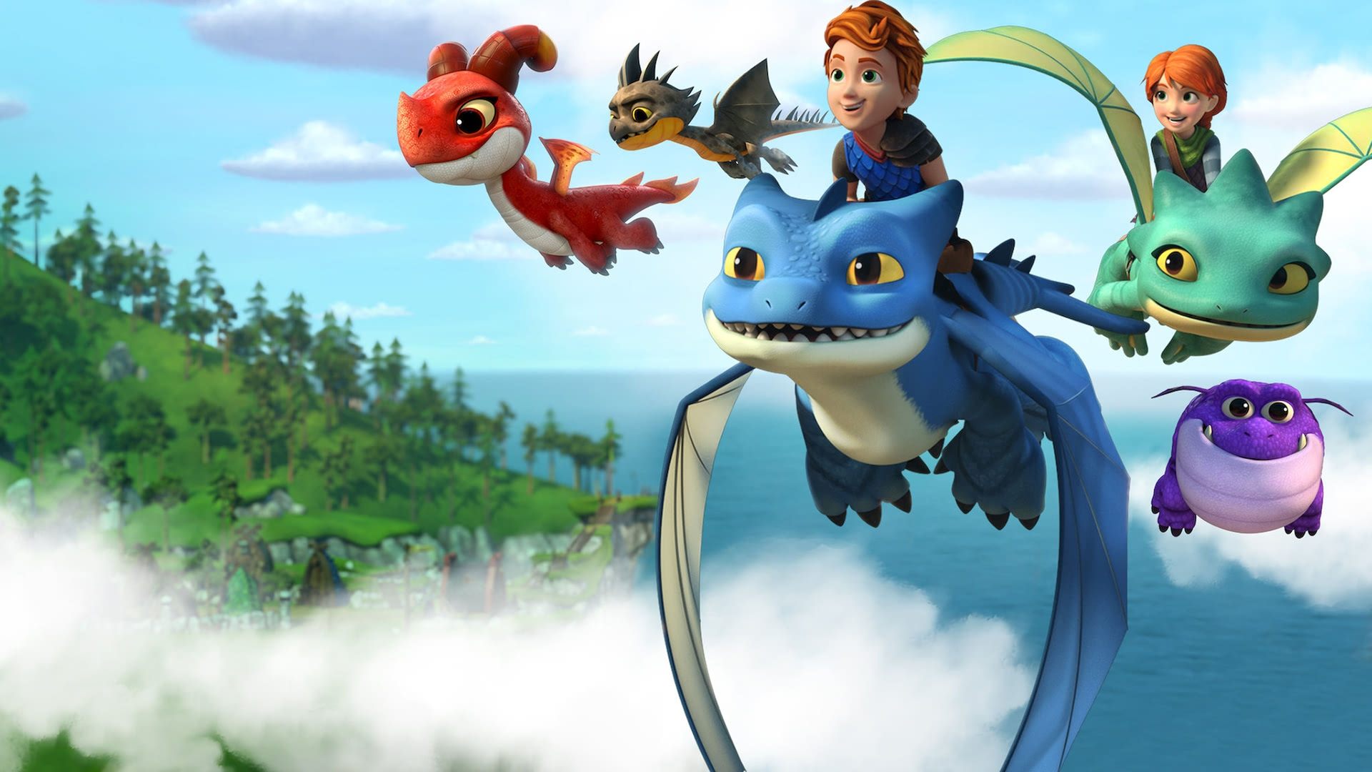 Dragons: Rescue Riders: Hunt for the Golden Dragon Background