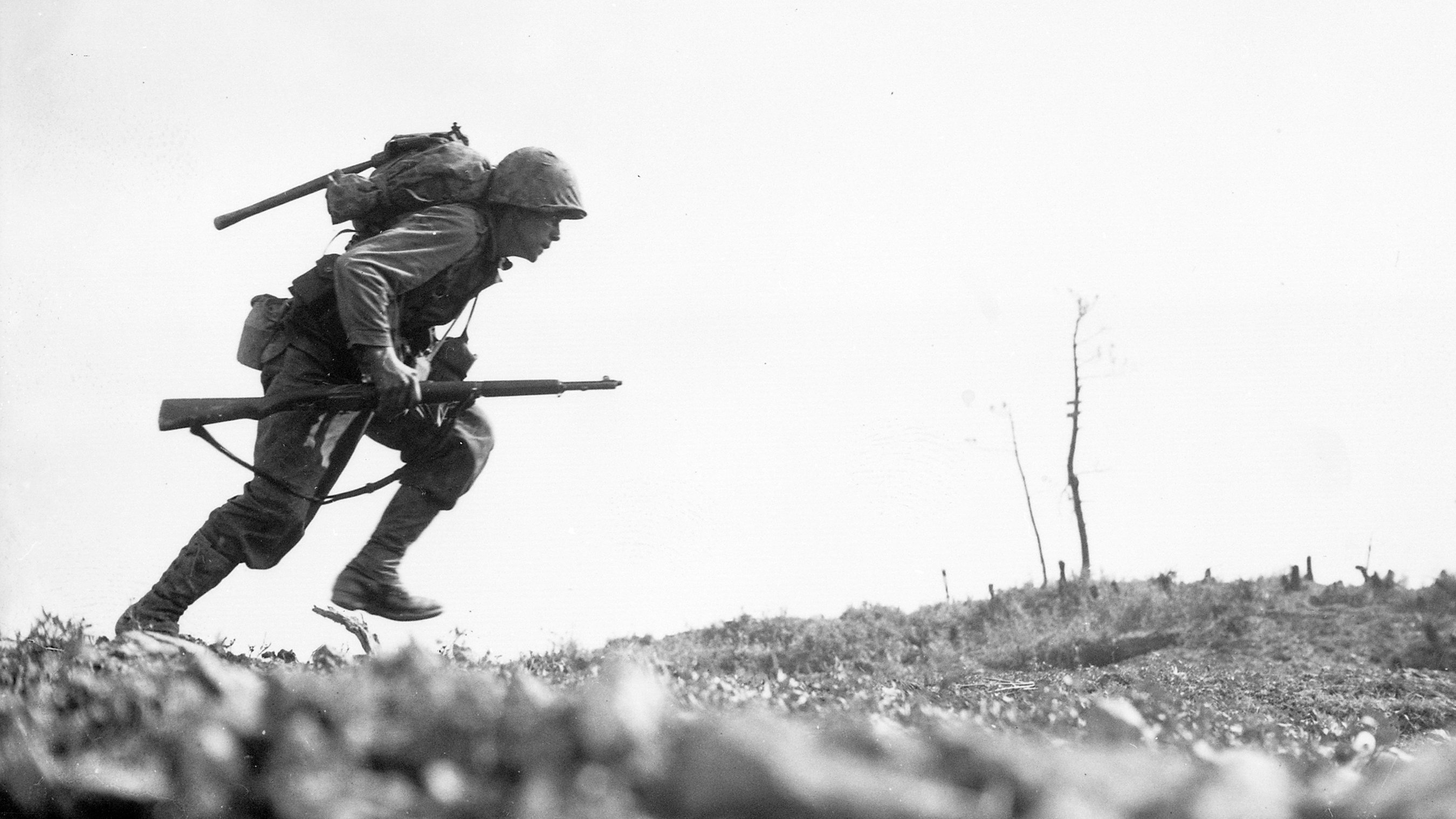 Battle of Okinawa in Color Background