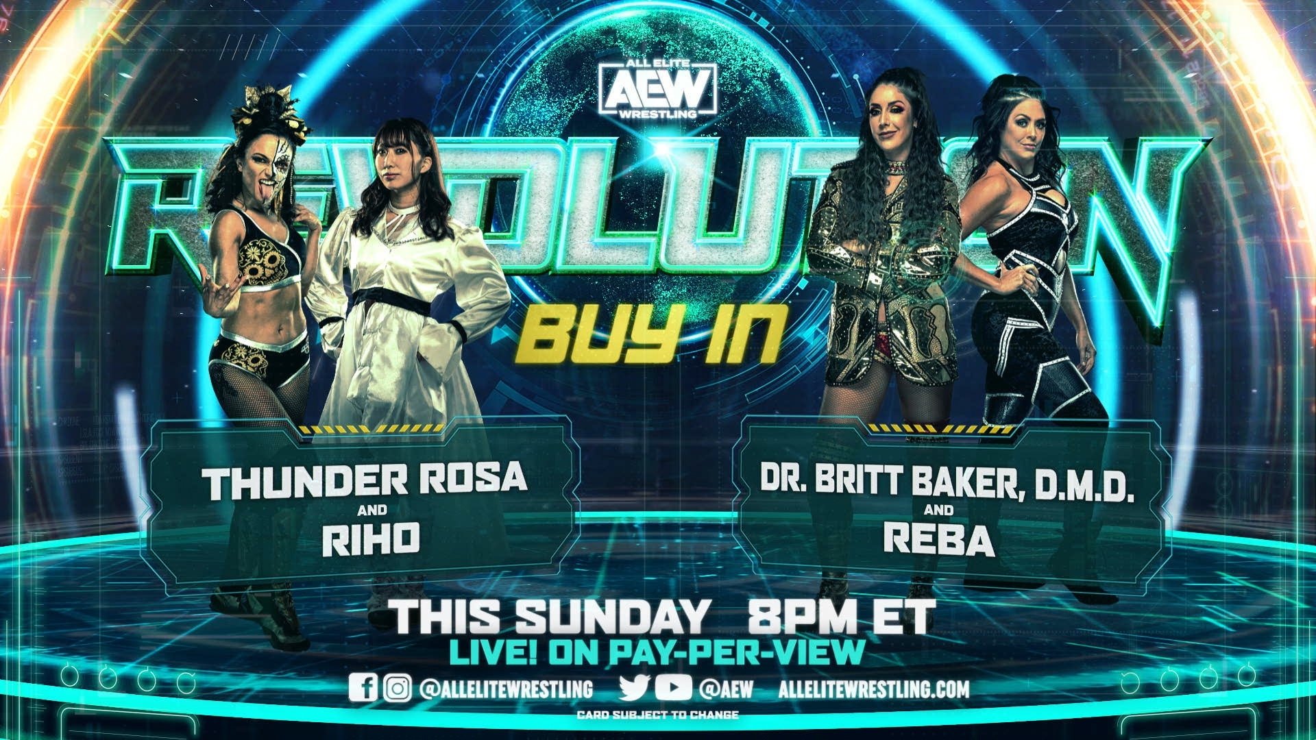 AEW Revolution: The Buy In Background