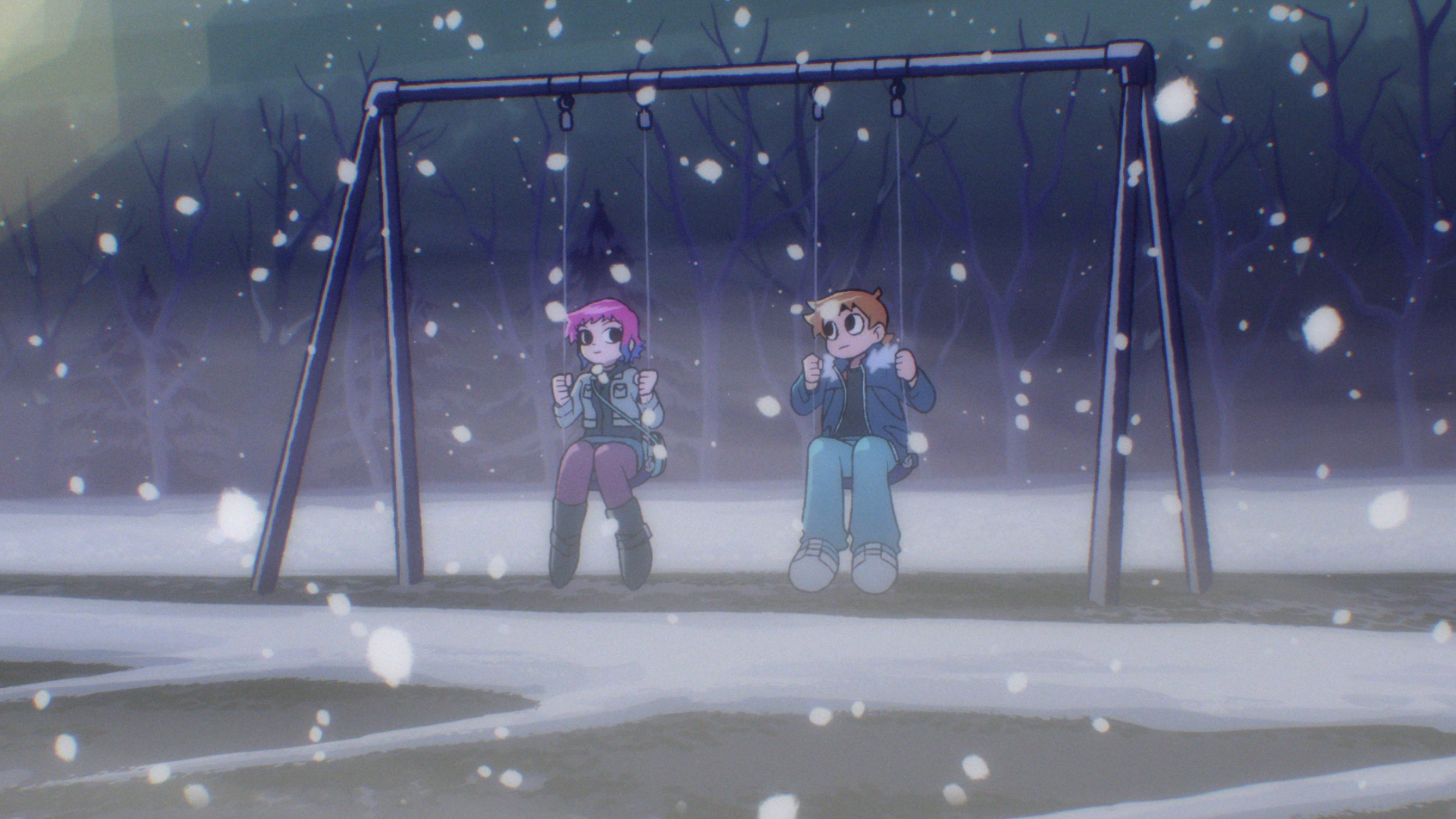 Scott Pilgrim Takes Off Background