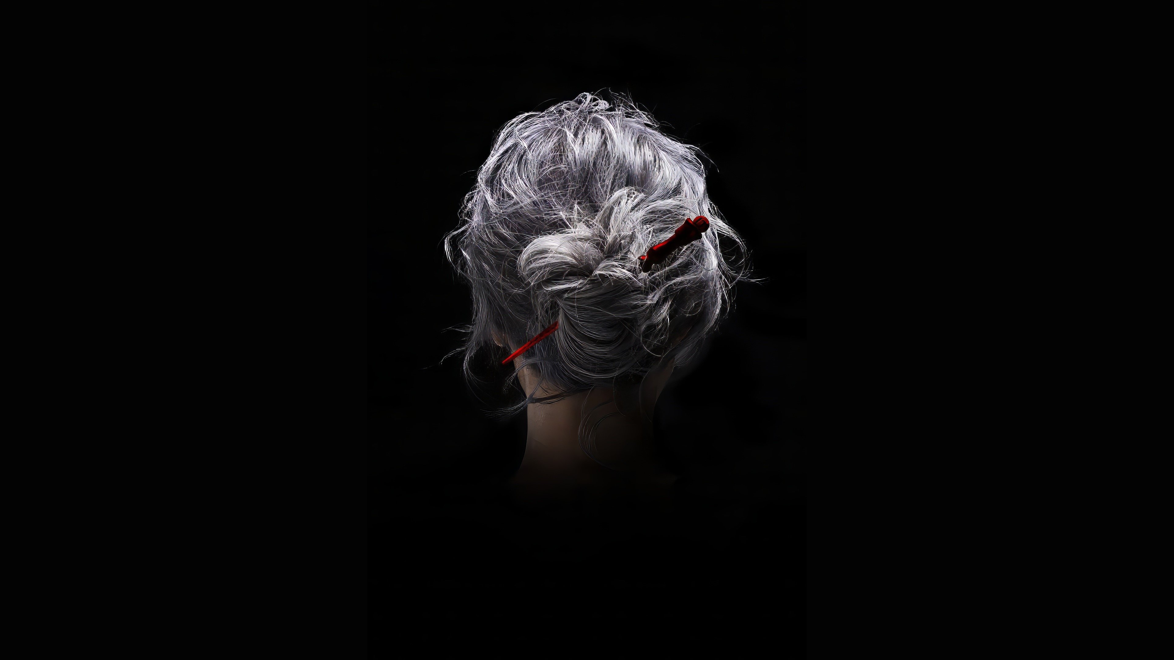 The Old Woman with the Knife Background
