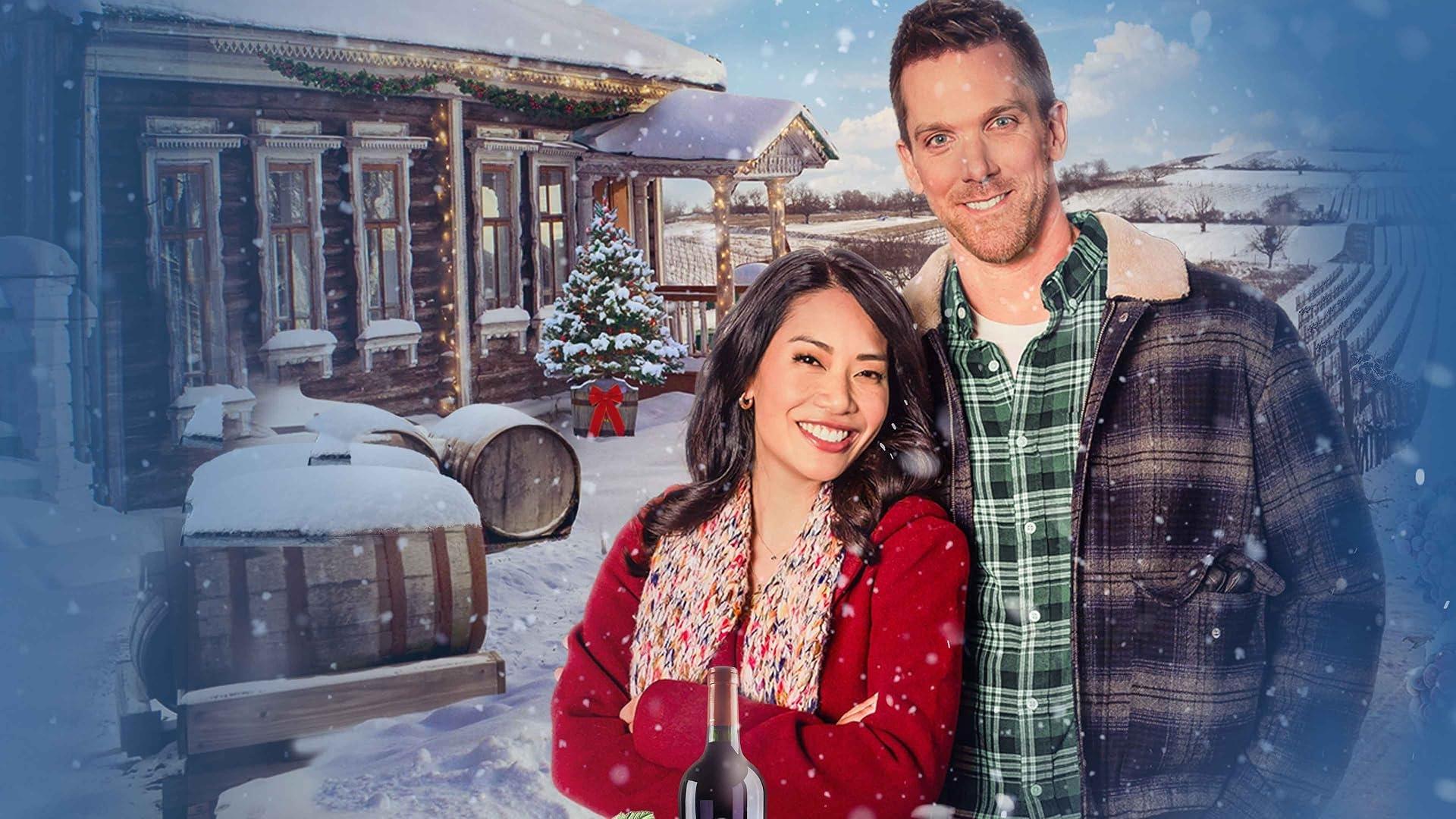 A Vineyard Christmas Background