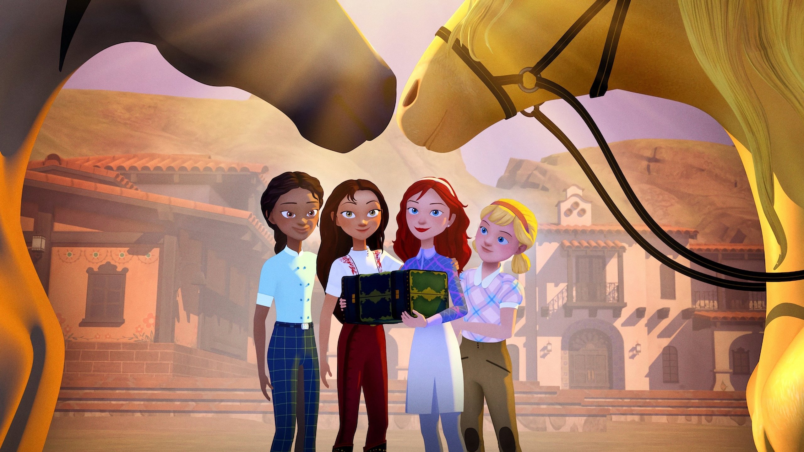 Spirit Riding Free: Riding Academy Background