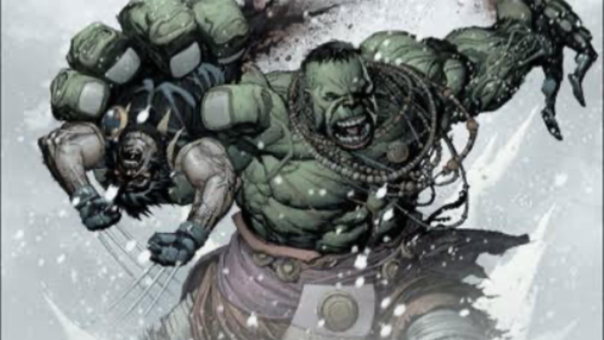 Ultimate Wolverine vs. Hulk Background