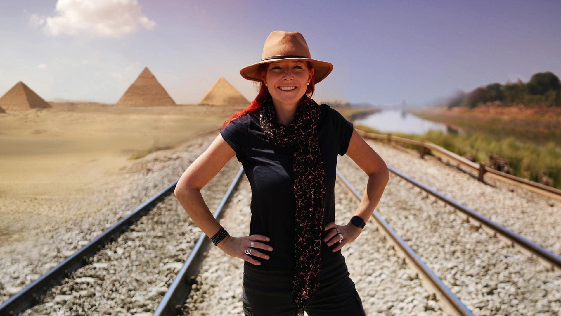 Ancient Egypt by Train with Alice Roberts Background