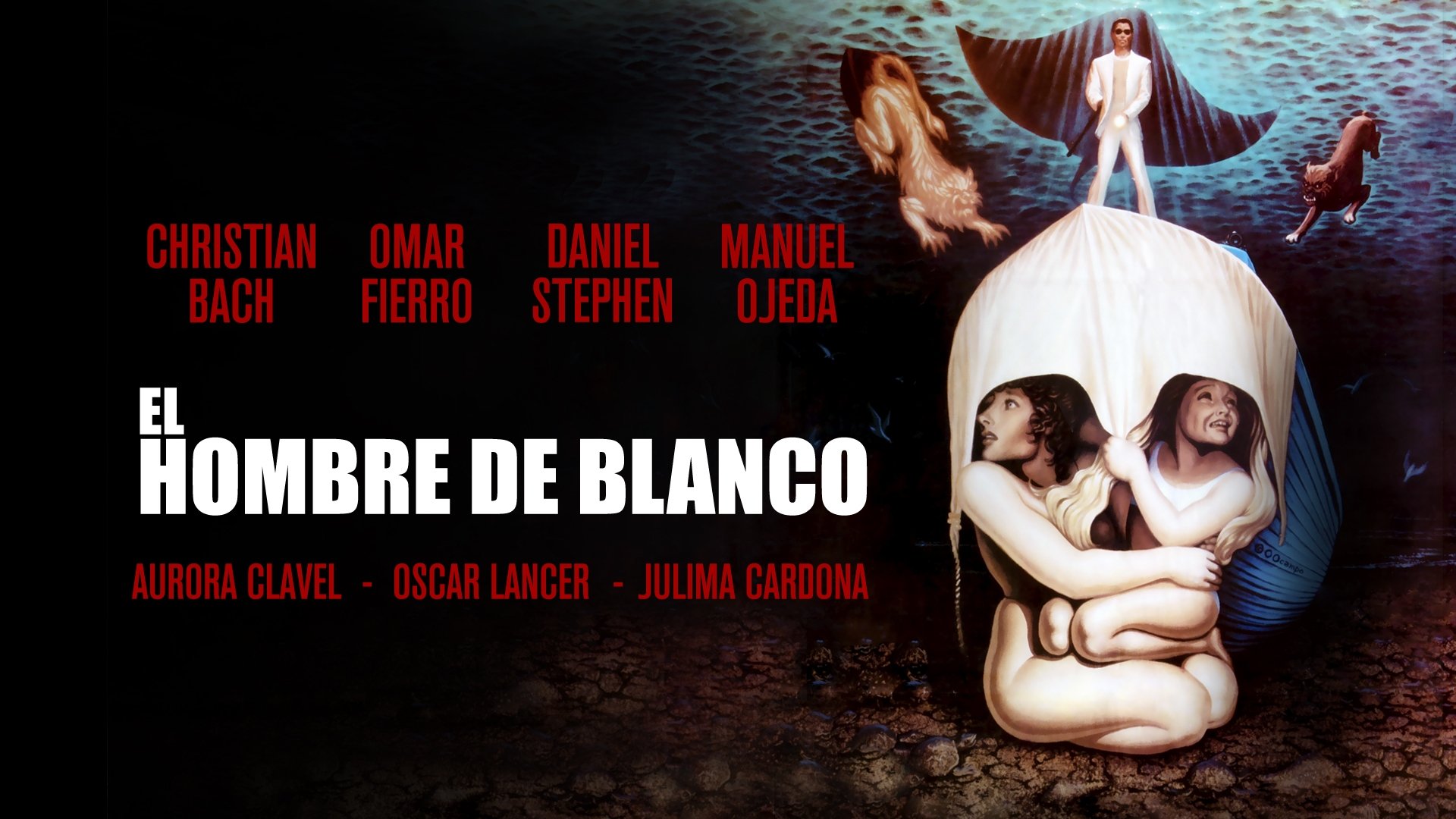 El hombre de blanco Background