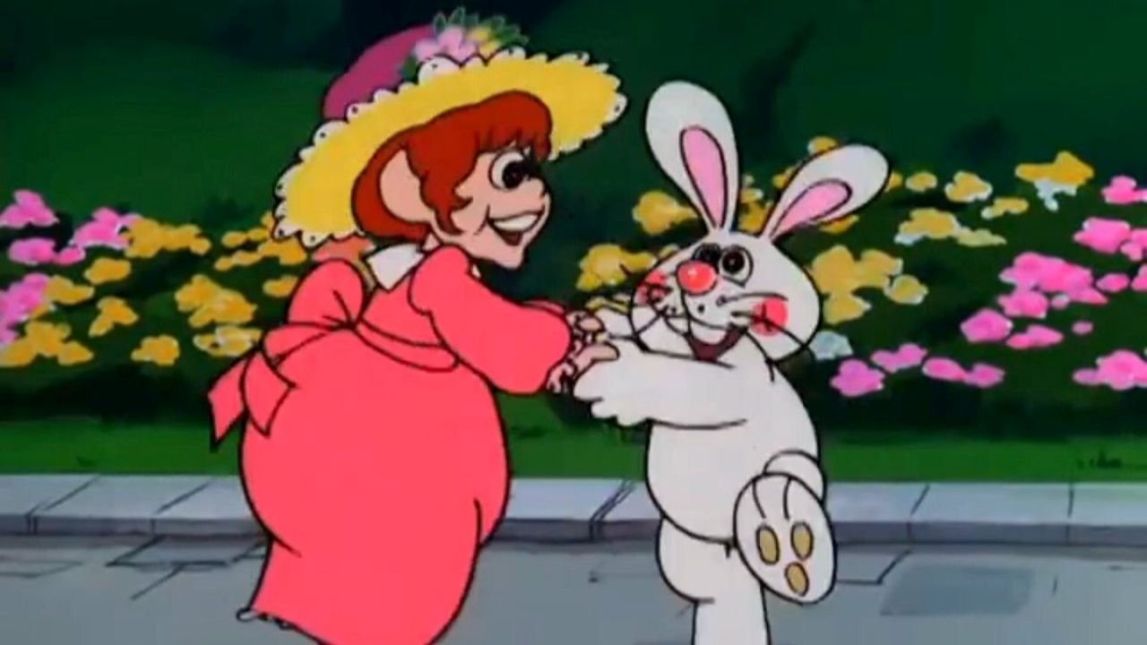 The First Easter Rabbit Background
