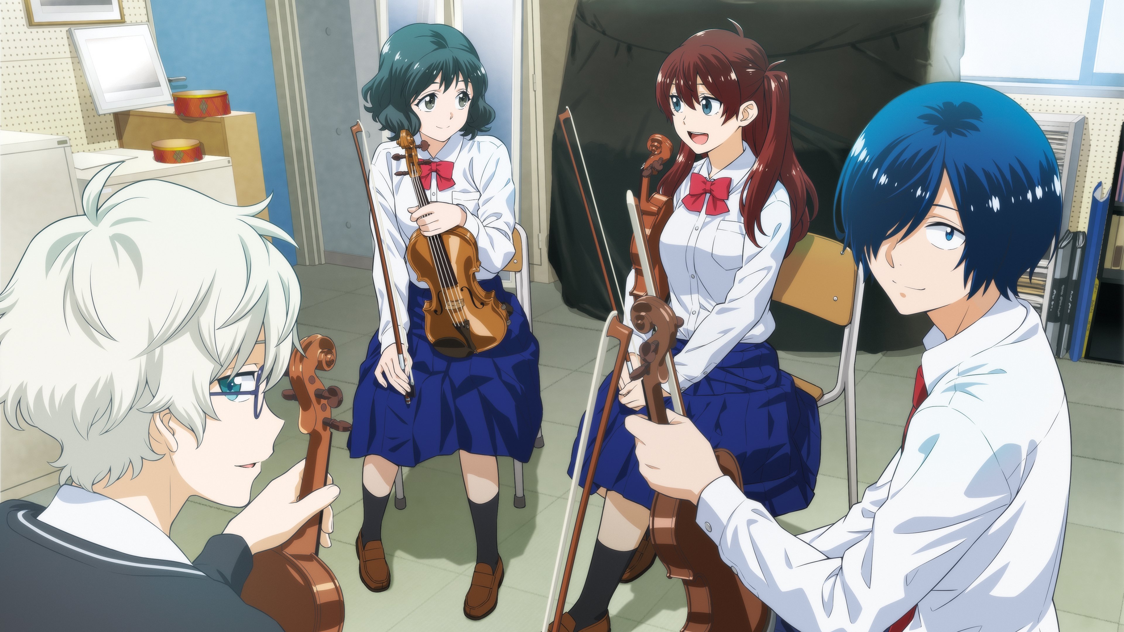 Blue Orchestra Background