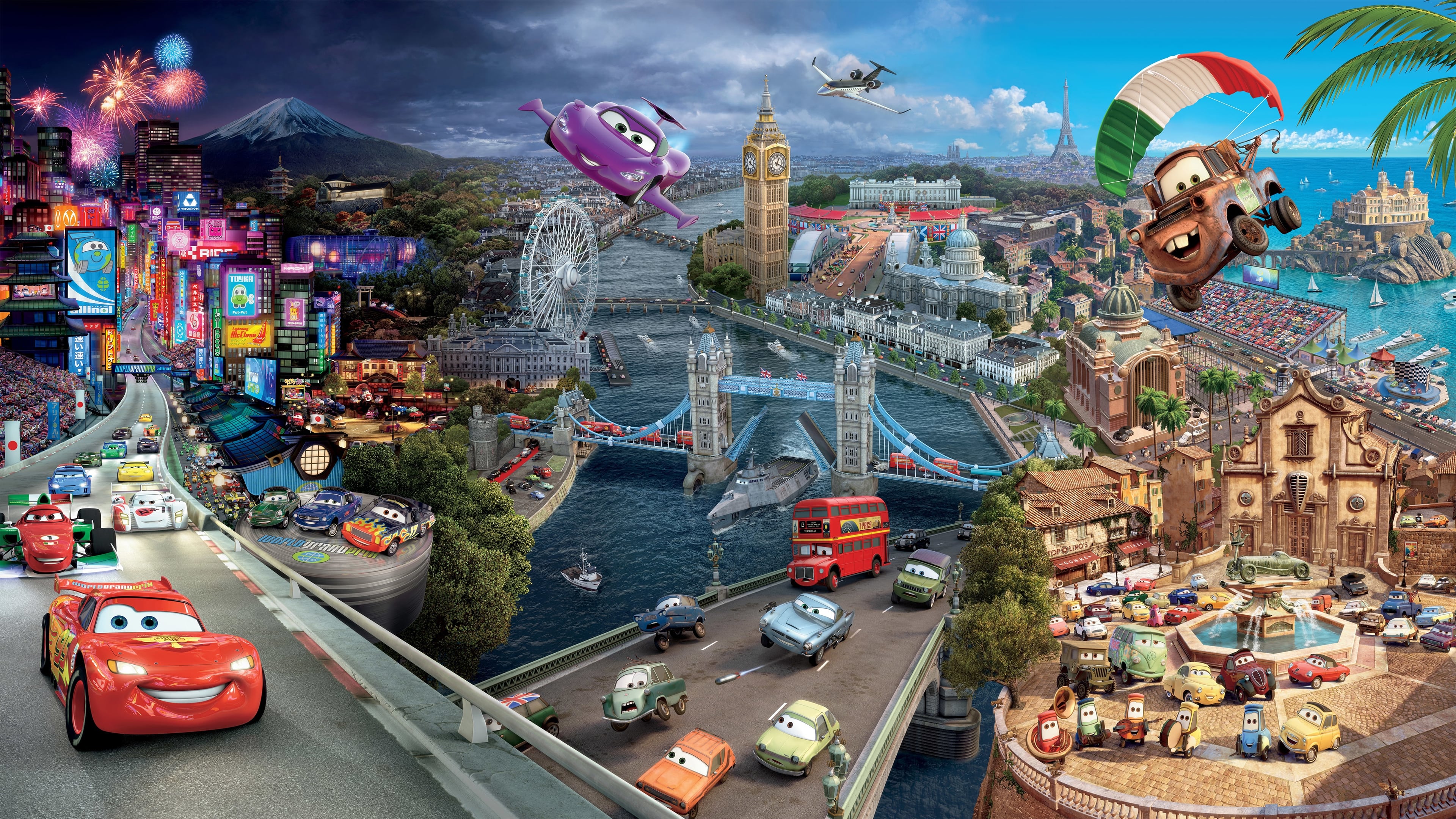 Cars 2 Background