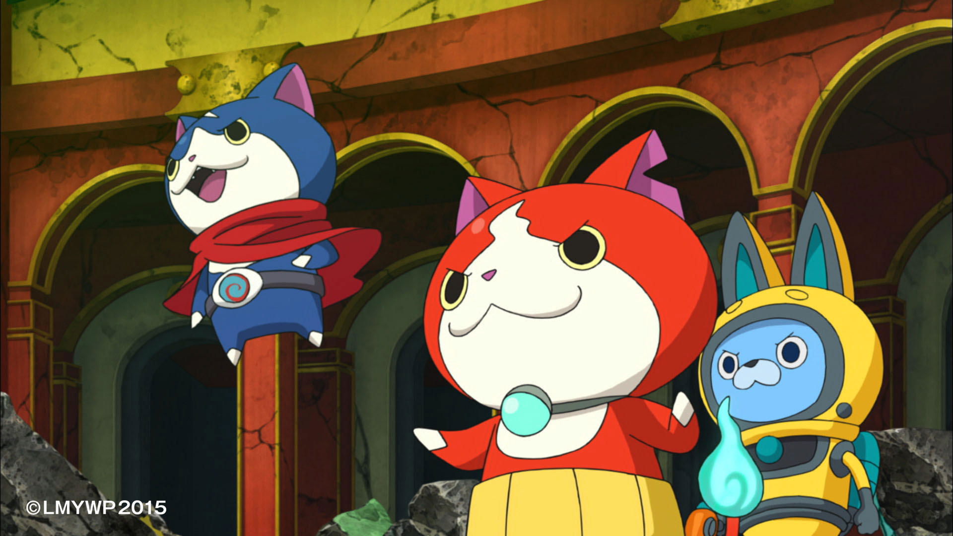Yo-kai Watch: The Movie - The Great King Enma and the Five Tales, Meow! Background
