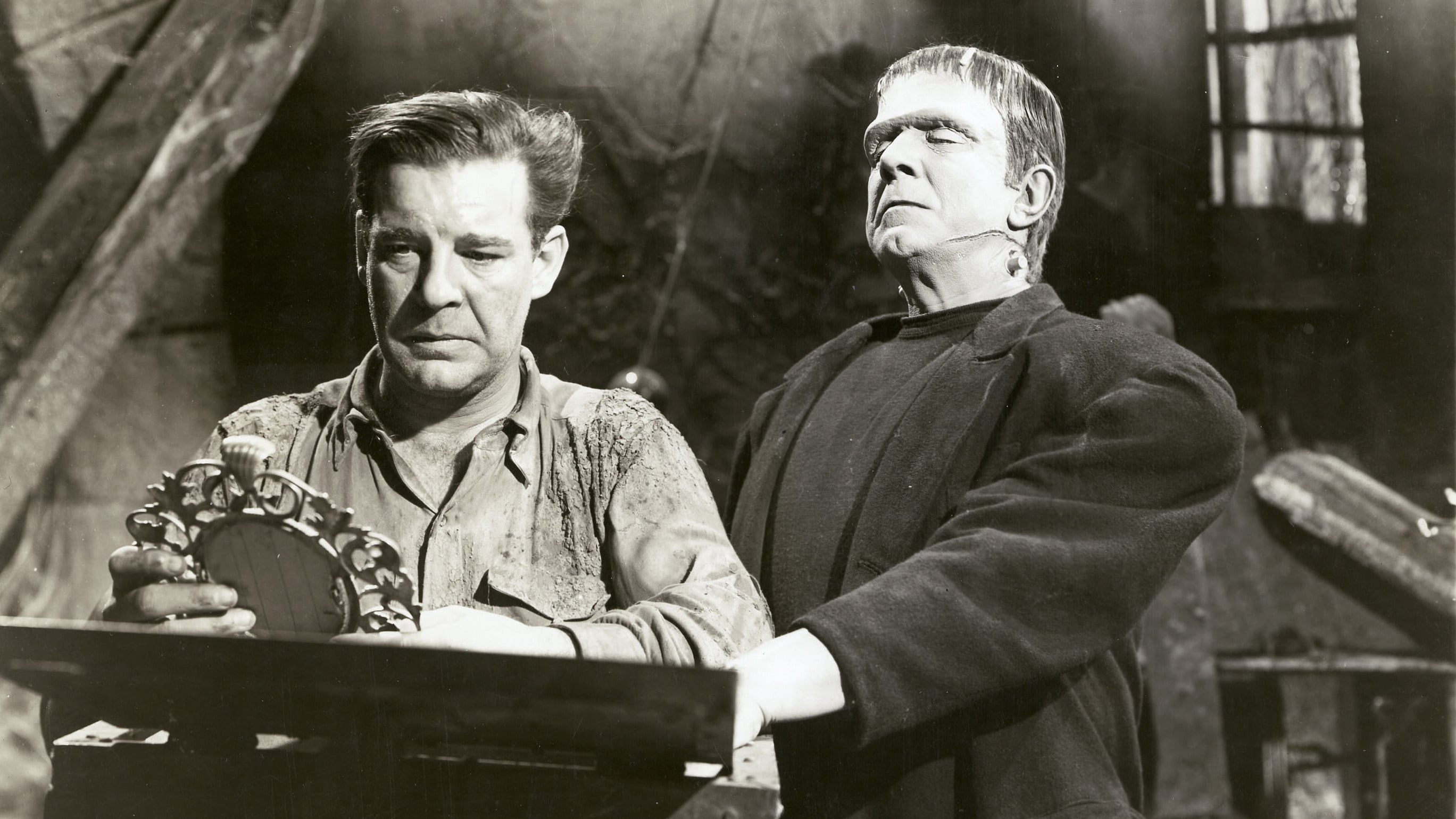Frankenstein Meets the Wolf Man Background